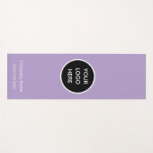 Logo Bedrijf Paarse Bedrijfsgym Eenvoudig Yogamat (Voorkant (horizontaal))