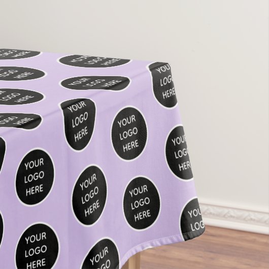 Logo Bedrijf Paarse Lila Zakelijke Promotie Tafelkleed (Voorbeeld)