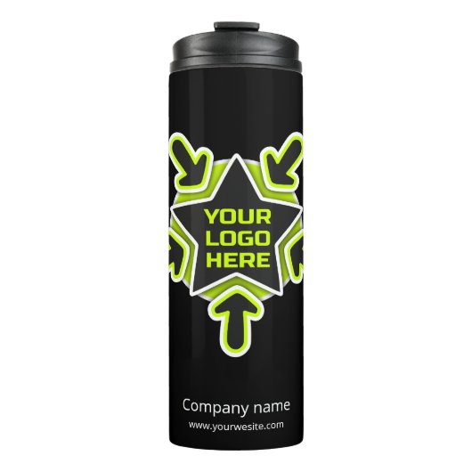 Logo bedrijf thermosbeker (Voorkant)