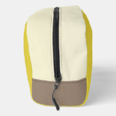 Logo Bedrijf Zakelijk Geel Cosmetisch Toilettas Toilettasje (Rechts)