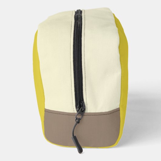 Logo Bedrijf Zakelijk Geel Cosmetisch Toilettas Toilettasje (Rechts)