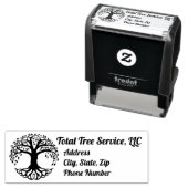 Logo bedrijf  zelfinktende stempel (In situ)