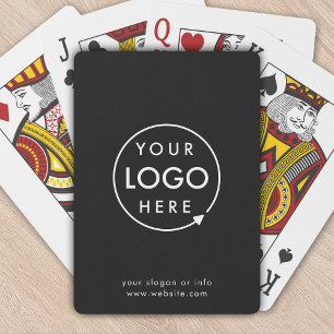 Logo Bedrijfs Minimaal Bedrijfslogo Pokerkaarten