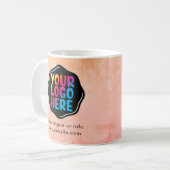 Logo Bedrijfsbedrijf Branded Custom Koffiemok (Voorkant links)