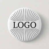 LOGO-bedrijfsbranding Ronde Button 5,7 Cm (Voorkant)