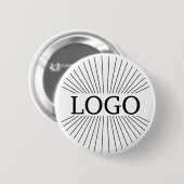 LOGO-bedrijfsbranding Ronde Button 5,7 Cm (Voorkant /achterkant)