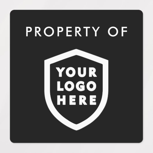 Logo bedrijfseigendom | Etiketten voor bedrijfsmid Labels (Design 1)