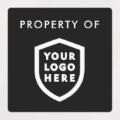 Logo bedrijfseigendom | Etiketten voor bedrijfsmid Labels (Design 2)