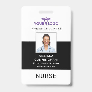 Logo Bedrijfsgezondheidszorg Personeel Foto ID Badge