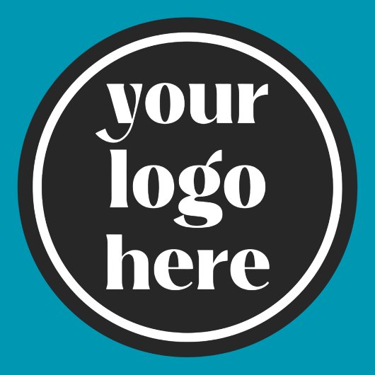 Logo Bedrijfslogo Ronde Sticker