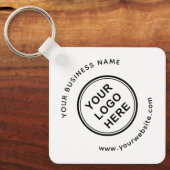 Logo | Bedrijfsnaam | Website | Promotie Sleutelhanger (Voorkant)