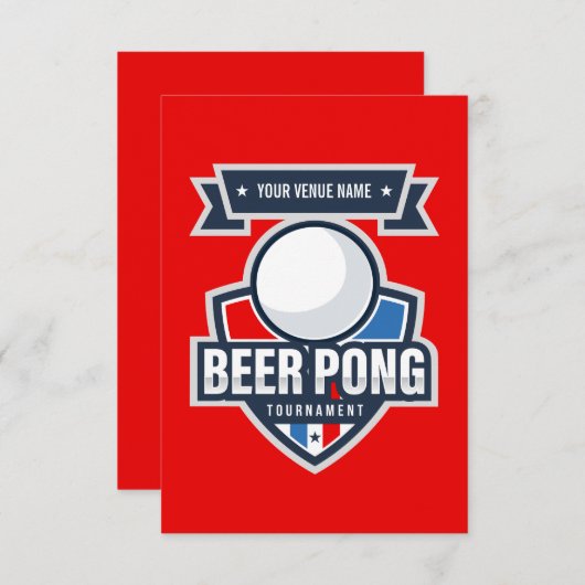 Logo  Beer Pong (Voorkant / Achterkant)