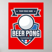 Logo  Beer Pong Poster (Voorkant)