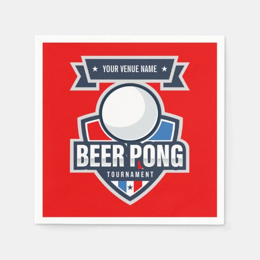 Logo  Beer Pong Servet (Voorkant)