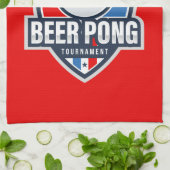 Logo Beer Pong Theedoek (Gevouwen)