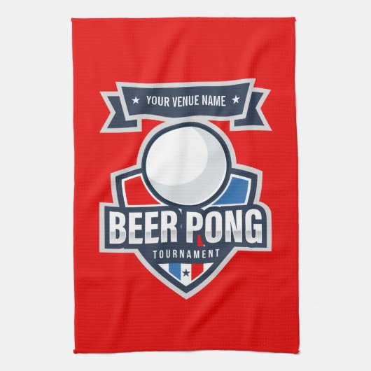 Logo Beer Pong Theedoek (Verticaal)