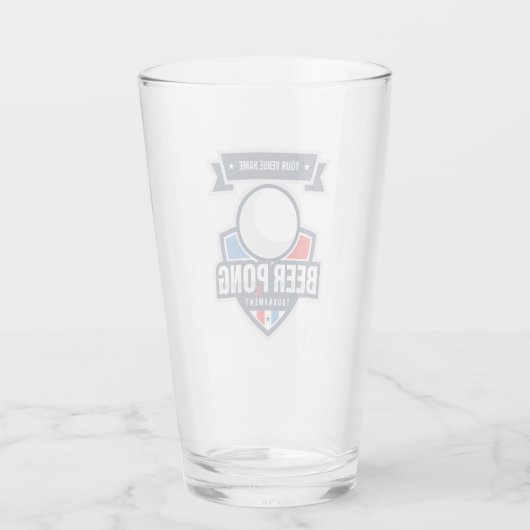 Logo  Beer Pong Tournament Glas (Achterkant)