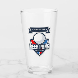 Logo  Beer Pong Tournament Glas