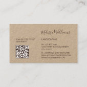 Logo Beginletters Kraft Visitekaartje (Achterkant)