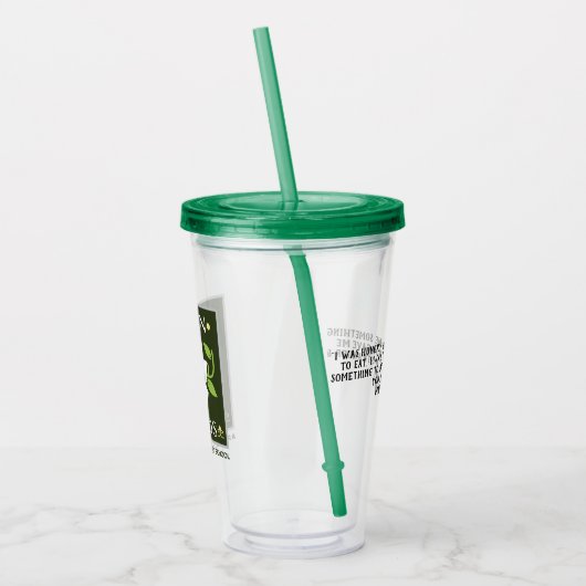 Logo bekertje acryl drinkbeker (Links)