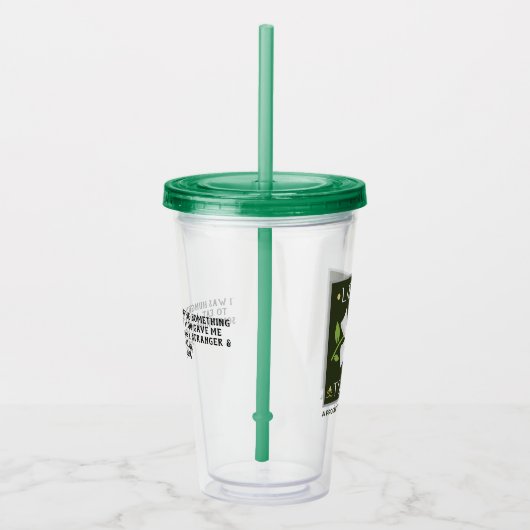 Logo bekertje acryl drinkbeker (Rechts)