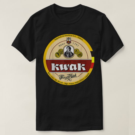 Logo Belgische Kwak Beer T-shirt (Design voorkant)