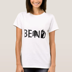Logo "Bend Oregon Outdoor Activity Letters" T-shirt