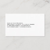 Logo Beveiligingsschild Visitekaartje (Achterkant)