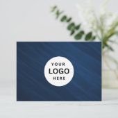 Logo bewerkbaar bedrijfscadeaubon toevoegen (Staand voorkant)