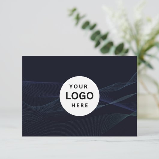 Logo bewerkbaar bedrijfscadeaubon toevoegen (Staand voorkant)