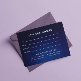 Logo bewerkbaar bedrijfscadeaubon toevoegen