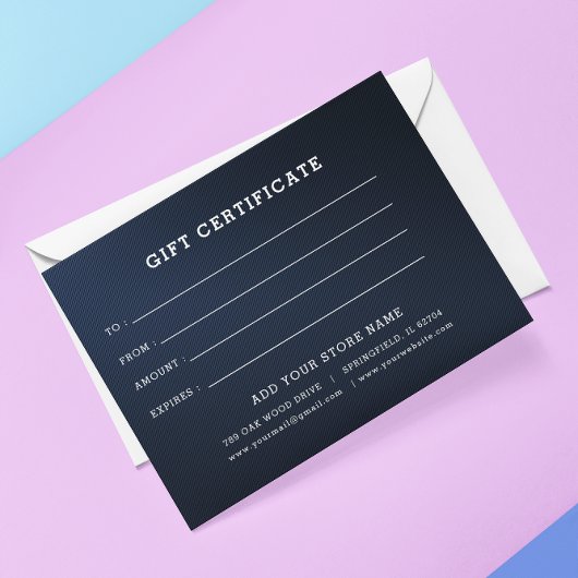 Logo bewerkbaar bedrijfscadeaubon toevoegen