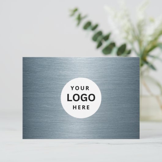 Logo bewerkbaar bedrijfscadeaubon toevoegen (Staand voorkant)