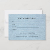 Logo bewerkbaar bedrijfscadeaubon toevoegen (Voorkant)