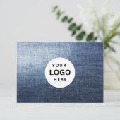 Logo bewerkbaar bedrijfscadeaubon toevoegen (Staand voorkant)