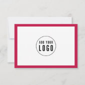 Logo bewerkbaar rand kleurcadeaucertificaat toevoe (Voorkant)