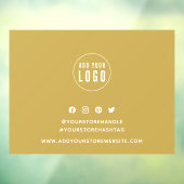 Logo bewerken achtergrond toevoegen raamsticker (Vel 3)