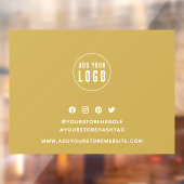 Logo bewerken achtergrond toevoegen raamsticker (Vel 2)