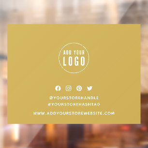 Logo bewerken achtergrond toevoegen raamsticker