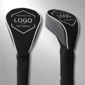 Logo Black Achtergrond Bedrijfspromotie Golfheadcover