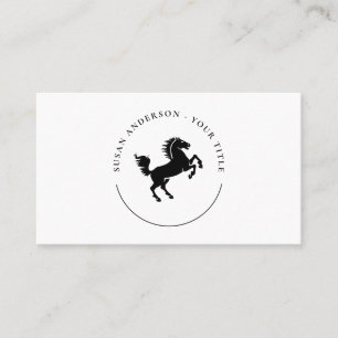 Logo Black Horse Visitekaartje