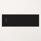 Logo Black Name Company Promotion Instagram Yogamat (Voorkant (horizontaal))