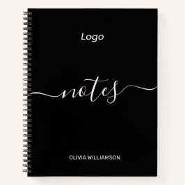 Logo Black Professional Business Notitieboek