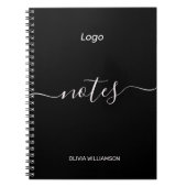 Logo Black Professional Notitieboek (Voorkant)