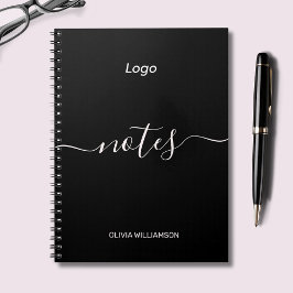Logo Black Professional Notitieboek