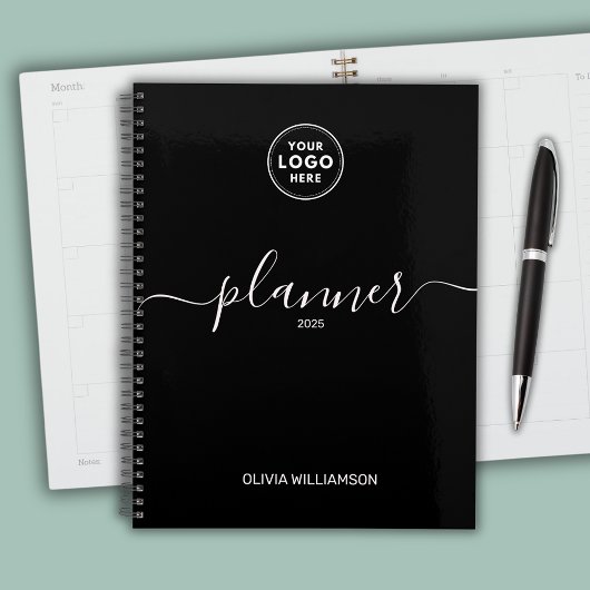 Logo Black Professional Planner