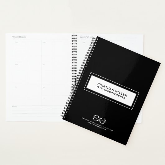 Logo Black White Business Planner (Display)