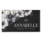 Logo Black White Spa Naambadge (Voorkant)