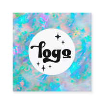 logo blauw opal vierkant visitekaartje