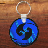 logo-BLAUW Sleutelhanger (Voorkant)